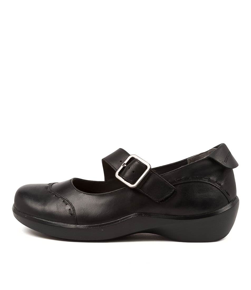 Women Ziera Angel (Extra Wide) Mary Janes Black | Z-479562