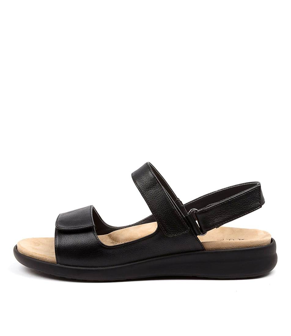 Women Ziera Benji (Extra Wide) Sandals Black | Z-315640