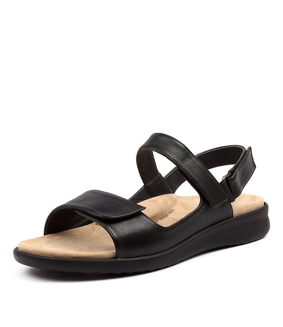 Women Ziera Benji (Extra Wide) Sandals Black | Z-315640