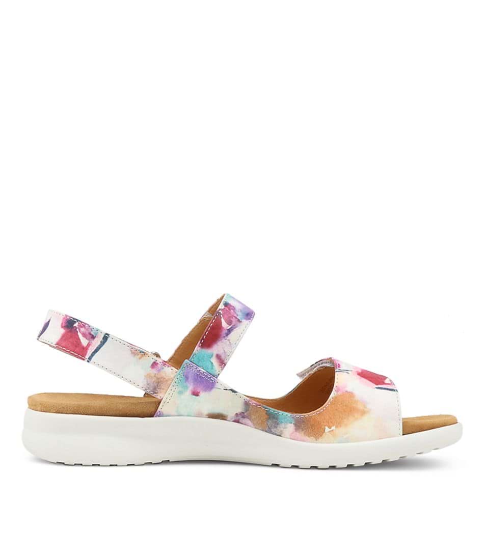 Women Ziera Benji (Wide) Sandals White | Z-475016