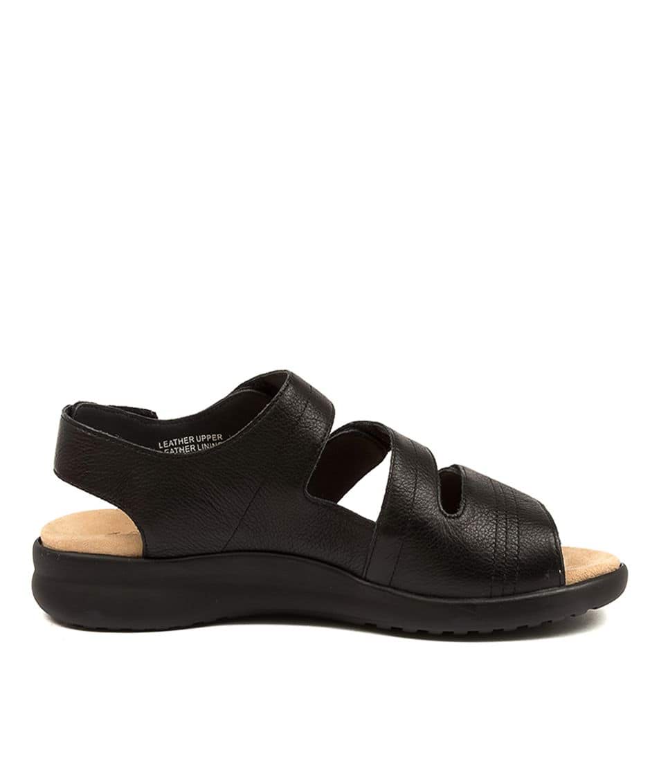 Women Ziera Bonny (Extra Wide) Sandals Black | Z-409318