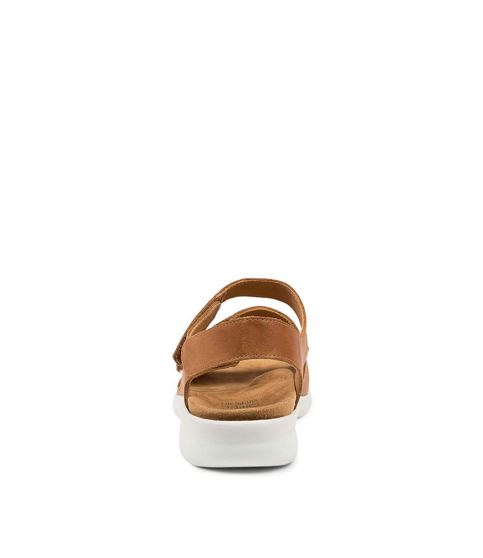 Women Ziera Bonny (Wide) Sandals Brown / White | Z-509437