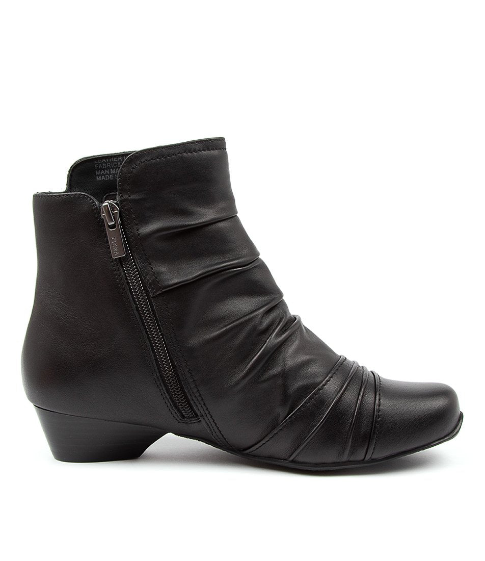 Women Ziera Camryn (Extra Wide) Boots Black | Z-596037