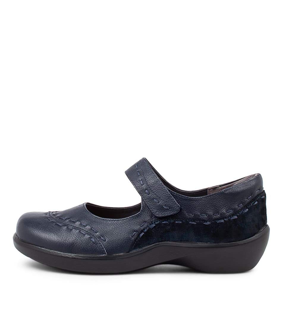 Women Ziera Gummibear (Wide) Mary Janes Navy | Z-607915