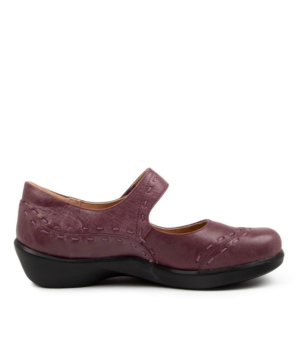 Women Ziera Gummibear (Wide) Mary Janes Purple | Z-705186