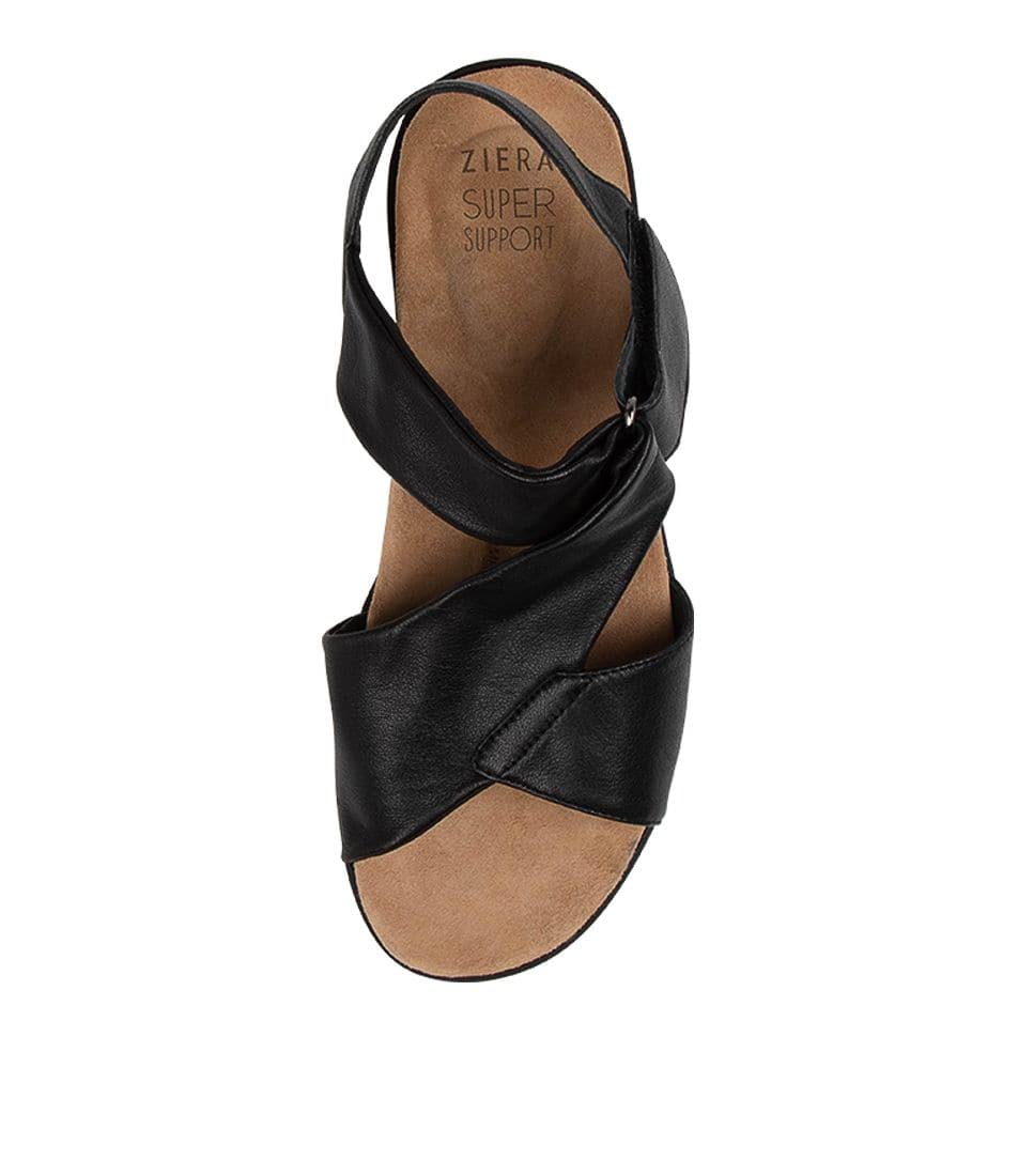 Women Ziera Nazley (Wide) Sandals Black / Black | Z-359128