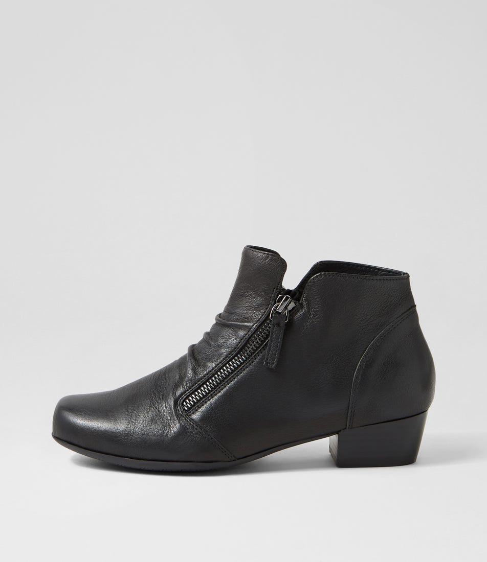 Women Ziera Quenno (Wide) Boots Black | Z-109532