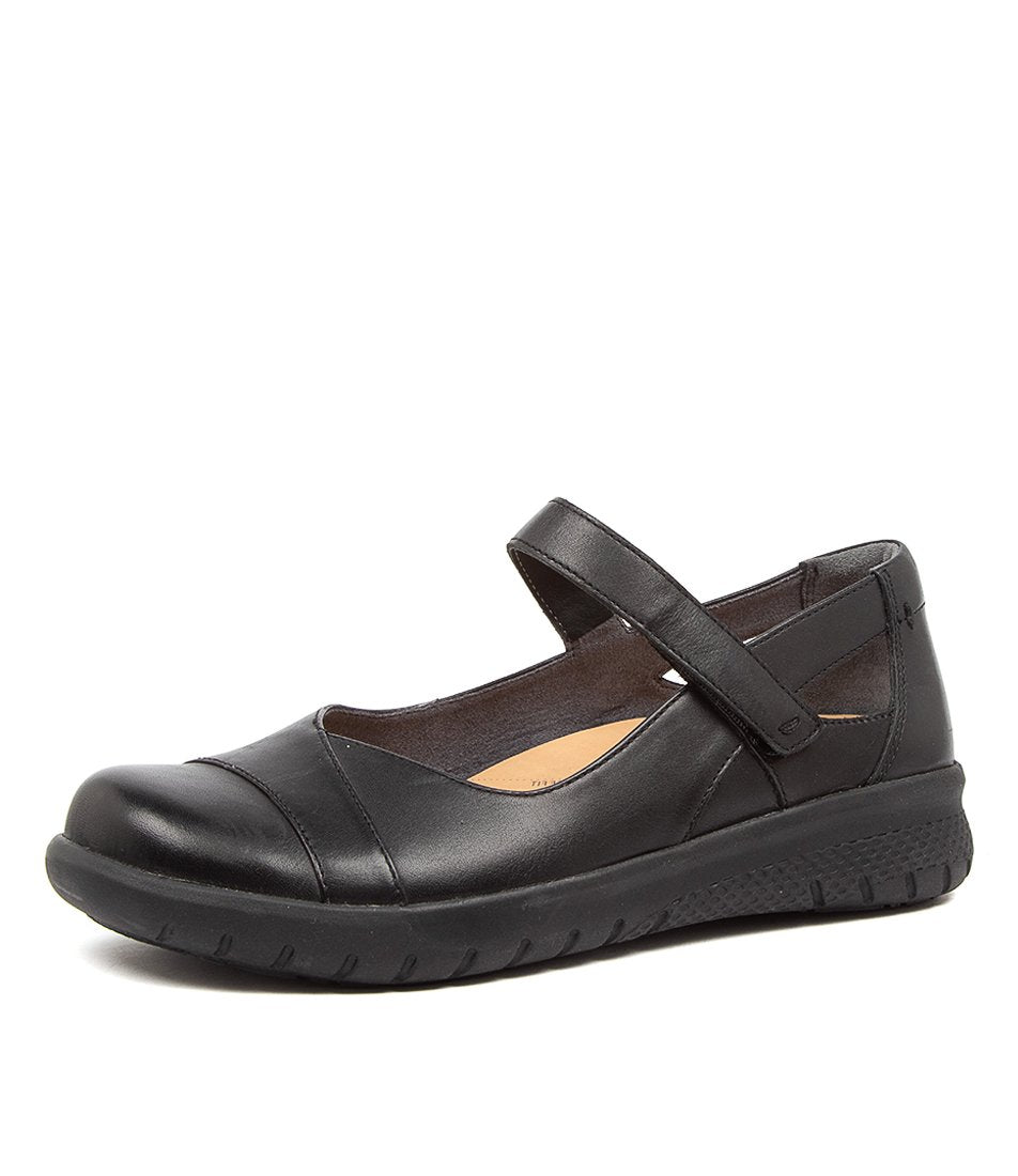 Women Ziera Sofia (Extra Wide, Adjustable Fit) Mary Janes Black | Z-964570