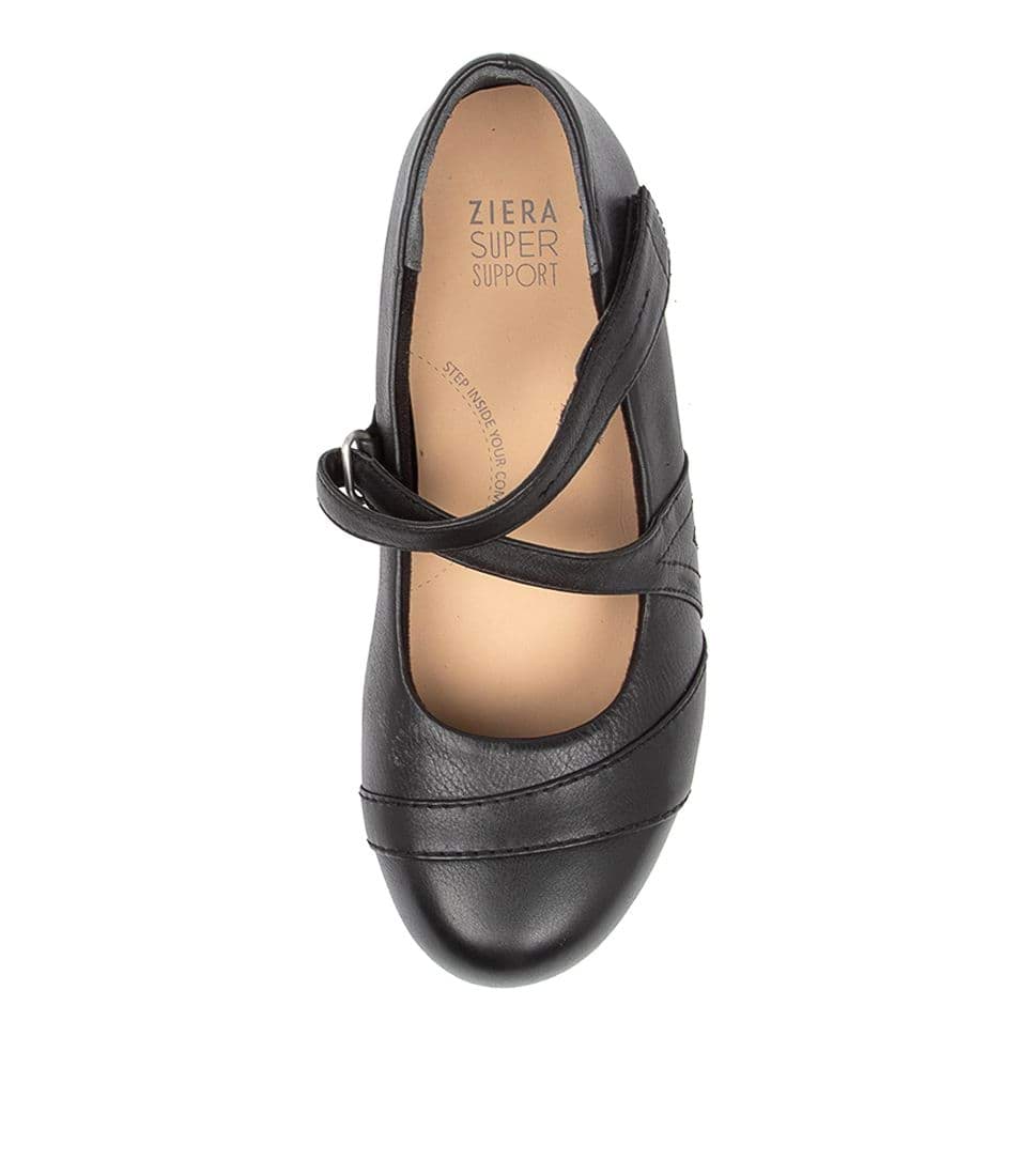 Women Ziera Xray (Extra Wide) Mary Janes Black | Z-456731